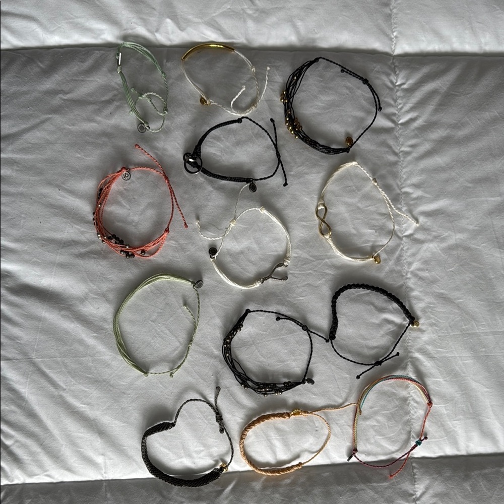 Colorful String Bracelet Set